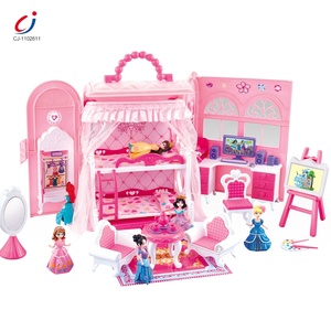 Chengji Diy Toy Dollhouse Miniature Role Playing Games Bedroom <strong>Princess</strong> <strong>Doll</strong> <strong>House</strong> and Accessories - Product Image 1