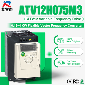 ไดรเวอร์ปรับความถี่ ATV12H075M3 ATV12 ของแท้ใหม่เอี่ยม แบบสามเฟส 200-240V 0.75KW สำหรับระบบอัตโนมัติในอุตสาหกรรม VFD Converter - Product Image 1