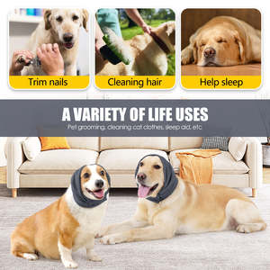 Orejeras para perros Reducción de ruido Insonorizadas Invierno Cálido Sombrero Anti-miedo Perro Calmante Sudadera con capucha No Shake <span class=keywords><strong>Ear</strong></span> Wraps para perros - Product Image 6
