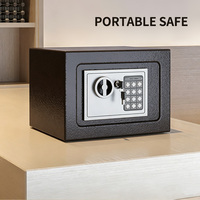 Caja Fuerte de Acero Nickphilo Personalizada al por Mayor, Sistema de Desbloqueo 3 en 1 (Huella Dactilar/Llave/Código), Cerradura Digital Electrónica para Uso Comercial