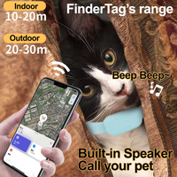 Collier intelligent de localisation GPS pour animaux de compagnie 2024 : traceur AirTag pour chien et chat, dispositif de suivi intelligent