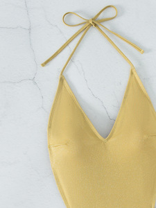<span class=keywords><strong>Maillot</strong></span> <span class=keywords><strong>de</strong></span> <span class=keywords><strong>bain</strong></span> une <span class=keywords><strong>pièce</strong></span> sexy et ultra-tendance, tissu brillant, coupe haute, pour <span class=keywords><strong>femme</strong></span>, vêtements <span class=keywords><strong>de</strong></span> plage - Product Image 4