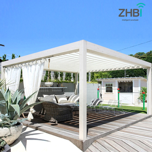 <span class=keywords><strong>Techo</strong></span> de Pérgola Motorizado para Jardín Exterior, Bioclimático, de Aluminio, con Persianas Motorizadas, 4x4, <span class=keywords><strong>4x3</strong></span> - Product Image 6