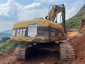 Excavatrice sur chenilles Cat 320C originale Caterpillar 320 Excavatrice Caterpillar d'occasion avec marteau à vendre - Product Image 4