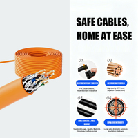 Câble Ethernet torsadé HS Brand Cat6 8 cœurs en cuivre sans oxygène, 300 m, haute vitesse 10 Gbit/s, non blindé, pour construction OEM