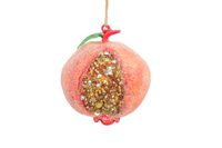 Bestverkochte handgeblazen gekleurde glazen artistieke kerstboomversieringen, fruitvormig, retro, voor thuis, feestelijke decoraties
