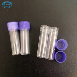 <span class=keywords><strong>Tube</strong></span> à <span class=keywords><strong>essai</strong></span> de laboratoire à fond plat en PP, 13*49mm, avec fond plat et embout à vis - Product Image 6