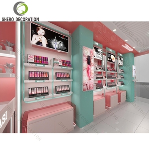 Vitrine de présentation de cosmétiques de luxe avec éclairage LED - Étagère de présentation de parfums haut de gamme pour salon de beauté, magasin de détail - Product Image 2