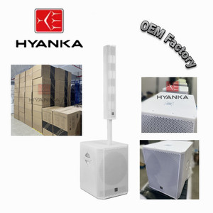 <span class=keywords><strong>Enceinte</strong></span> <span class=keywords><strong>colonne</strong></span> active sans fil <span class=keywords><strong>Bluetooth</strong></span> HYANKA S1503W, fournie par l'usine chinoise, 45Hz-20KHz, blanche, pour fêtes et événements en direct - Product Image 1