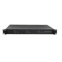 Encodeur IPTV H.265 à faible débit pour 4/8/12 canaux HD, 1080p HD vers HLS avec gestion GUI Web/Re-mapping PID/insertion de sous-titres