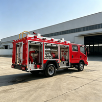 Nouveau camion de pompiers diesel avec réservoir d'eau, camion de sauvetage et de lutte contre les incendies 4X2 avec une capacité de 3001-5000L
