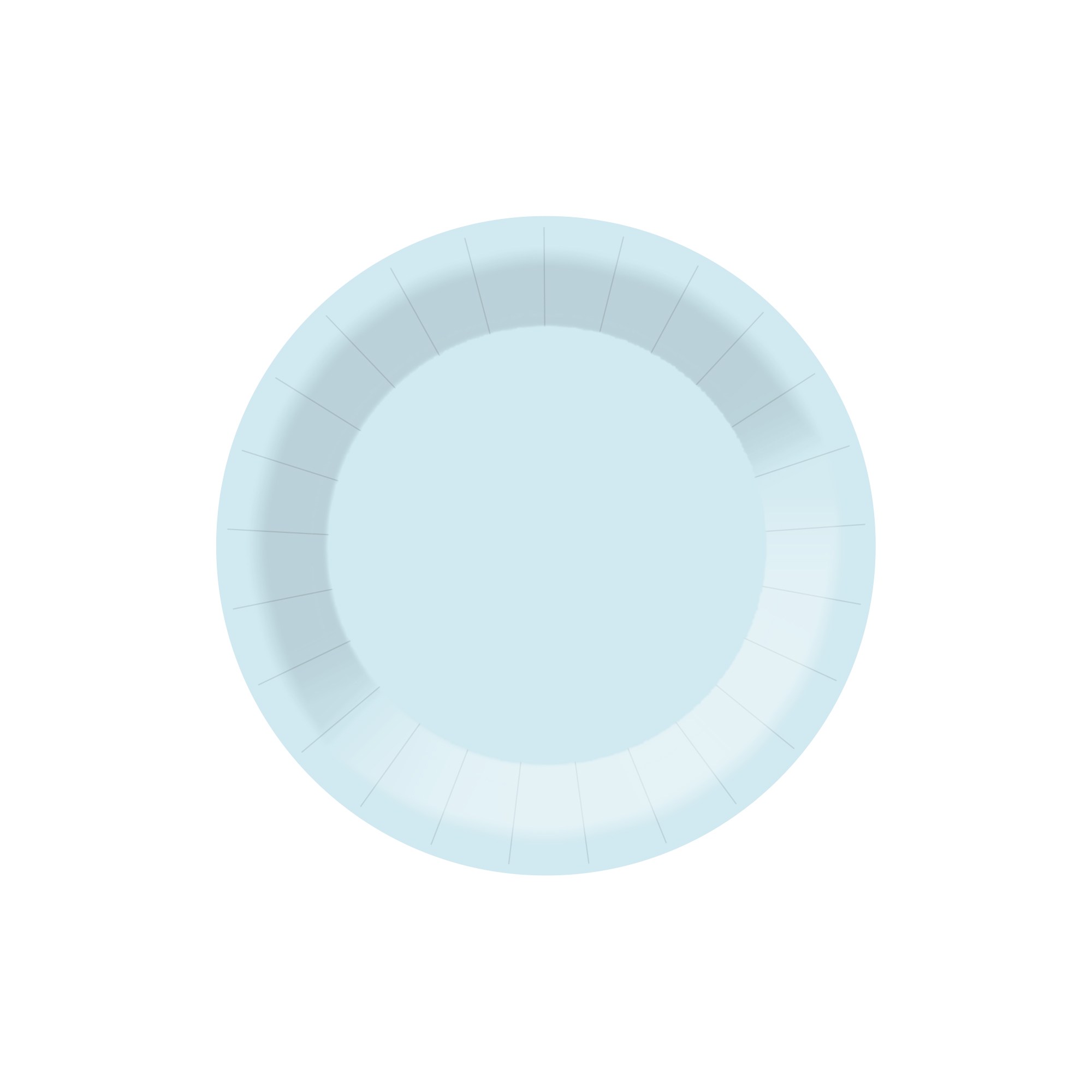 Plato de papel de 7 pulgadas * 8 piezas