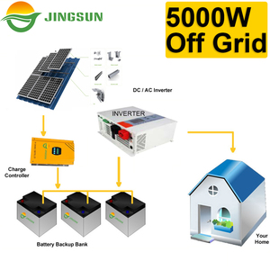 Sistema Solar Monocristalino Jingsun Conectado/Desconectado a la Red de 8-15KW, Sistema Completo de Almacenamiento de Energía Sin Batería - Product Image 1