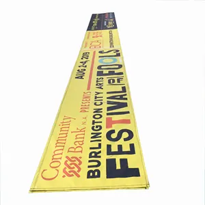 Factory Custom Outdoor Vinyl PVC Mesh Large Banner Advertisement Logo Digital Printing Service Sign Banners Manufacturers