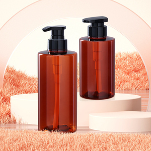 300Ml 500Ml Chai Nhựa Cho Khách Sạn Rỗng Tùy Chỉnh Màu Đen Dầu Gội Đầu Và Điều Hòa Chai Bé Bọt Kem Dưỡng Da Độc Đáo Chai - Product Image 5