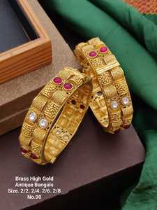 Nouveaux bracelets tendance en laiton antique à la mode pour bracelets de mariée et bracelets en provenance d'Inde Export - Product Image 3