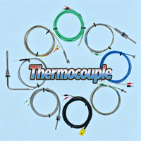 304 Stainless Steel Braided Temperature Sensor Metal Hose Sheath Thread Connection Thermocouple for Industry OEM ODM Custom