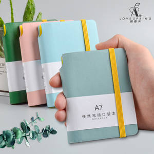 A5 Custom Loose-Leaf Leather Journal with Elastic Band Color Printing Soft Notebook Notepad for Gift in Stock Diary - Product Image 2
