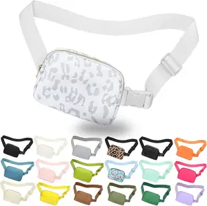 Marsupio all'ingrosso della fabbrica borse Yoga lulu marsupio impermeabile a tracolla con logo personalizzato borse da cintura sportive canguros pack canguros