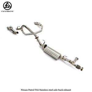 Système d'échappement Axleback CSZ Nissan Patrol Y62 SS304 - Product Image 2