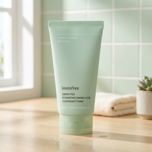 INNISFREE โฟมล้างหน้ากรดอะมิโนให้ความชุ่มชื้นชาเขียว (2022)-150กรัม (ต่ออายุ)/ผลิตในเกาหลี - Product Image 2