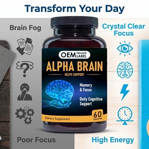 Cápsulas <span class=keywords><strong>para</strong></span> el Cerebro OEM, Aumentan la Energía, Reponen Vitaminas, Mejoran la Concentración <span class=keywords><strong>y</strong></span> la <span class=keywords><strong>Memoria</strong></span>, Suplemento Cerebral - Product Image 5