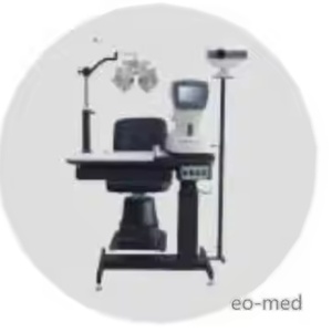 C-190A Top Quality Optical Equipment Ophthalmic Combinate Table with <b>Chair</b> Optometry Refraction Unit - Product Image 3