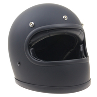 Casque intégral de moto en fibre de verre Retro Jet approuvé par les points