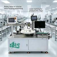 Machine de gravure laser à fibre CNC à plateau rotatif avec positionnement visuel CCD automatisé, prise en charge OEM/ODM, éclairage LED, marquage de traçabilité