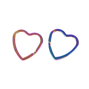 Llavero con hebilla de cinturón de acero <span class=keywords><strong>y</strong></span> metal en forma de corazón fuerte para accesorios de bolso <span class=keywords><strong>y</strong></span> llaveros - Product Image 6
