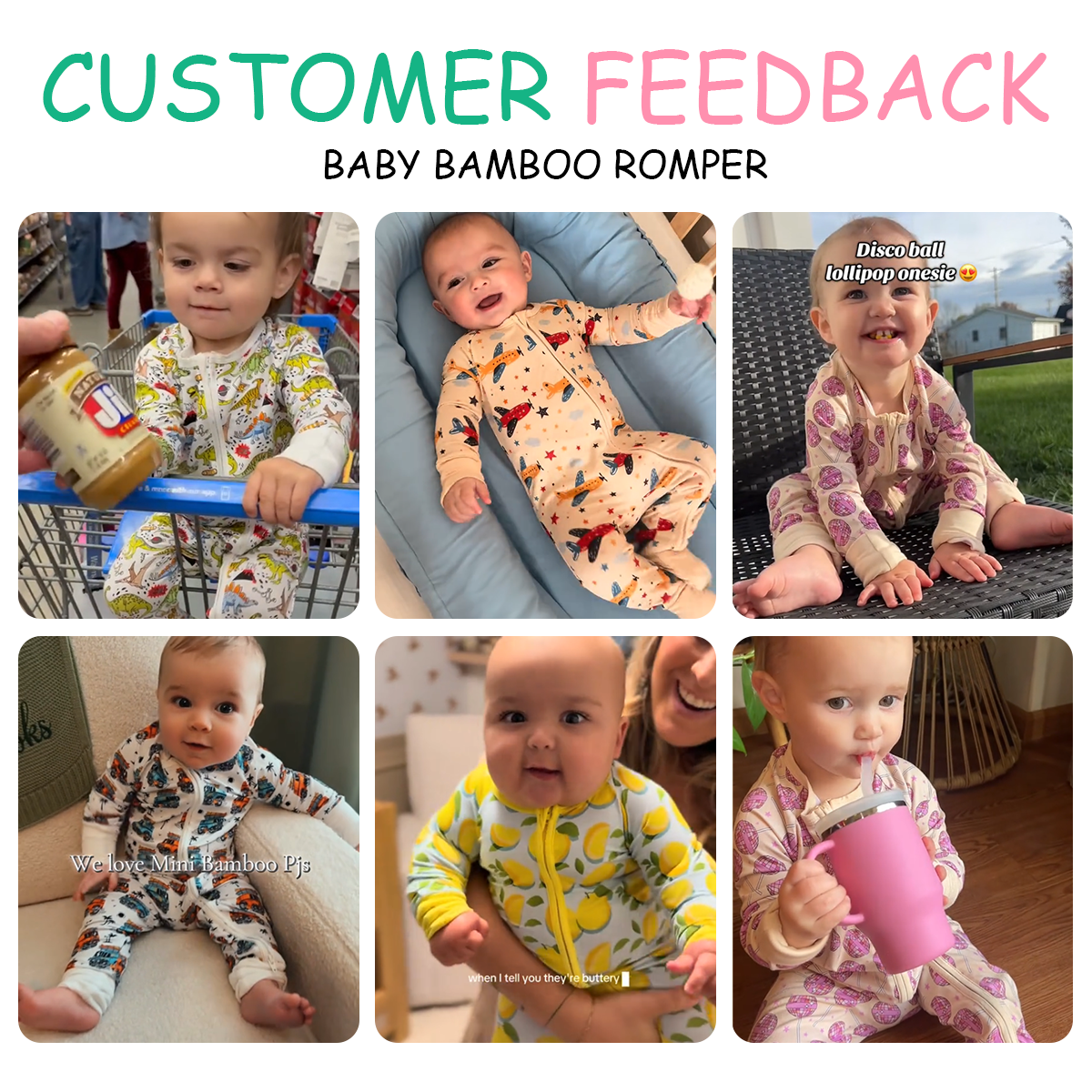 ORANGLES Bamboo Viscose Baby Pajamas – 95% Bamboo & 5% Spandex Infant Onesie with 2-Way Zipper Soft Zippy Sleep Romper - high resolution display - Image 2 of 4 | perfect for office | California | Free Shipping ORANGLES