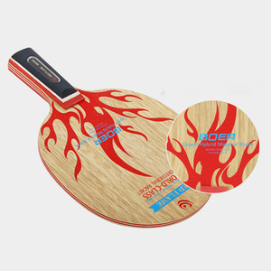 Racchetta da <span class=keywords><strong>Ping</strong></span> <span class=keywords><strong>Pong</strong></span> YoungJoy BOER RED FLAME di Qualità <span class=keywords><strong>Professionale</strong></span>, 7 Strati in Legno Puro, per Attacco e Difesa - Product Image 6