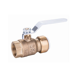 Válvula <span class=keywords><strong>de</strong></span> bola <span class=keywords><strong>de</strong></span> extremo <span class=keywords><strong>de</strong></span> ajuste a presión forjada Npt 1/2 "3/4" 1 "hembra <span class=keywords><strong>de</strong></span> latón <span class=keywords><strong>de</strong></span> puerto completo para uso en sistema <span class=keywords><strong>de</strong></span> tubería <span class=keywords><strong>de</strong></span> <span class=keywords><strong>cobre</strong></span> - Product Image 1