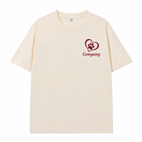 T-shirt personnalisé brodé avec motif cœur et empreinte de patte, texte personnalisé, cadeau et vêtement pour les amoureux des animaux