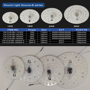 Módulo LED Retrofit Circular Magnético <span class=keywords><strong>Winway</strong></span> de 12W/18W/24W/36W, 3000K/4000K/6500K, Luz Blanca Fría, con Sensor de Sonido, IP20, para Interiores - Product Image 6