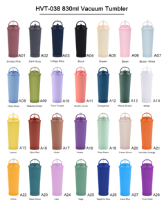 Nuevo Vaso Térmico de Gran Capacidad de 830 ml con Asa Conveniente y Doble Boca para Beber, Vaso de Agua con Popote de Orificio Grande 2026 - Product Image 2