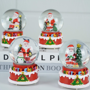 <strong>Wholesale</strong> Led Musical Resin Christmas Scene Crystal Water <strong>Snow</strong> <strong>Globe</strong> for Christmas Gift and Decoration - Product Image 2