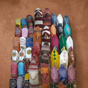 Chaussures en daim synthétique coloré à bout pointu, légères, avec broderie florale, pour toutes les saisons, à porter en intérieur - Product Image 5