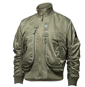 Chaqueta de piloto para hombre G4 cortavientos de alta calidad, chaqueta táctica