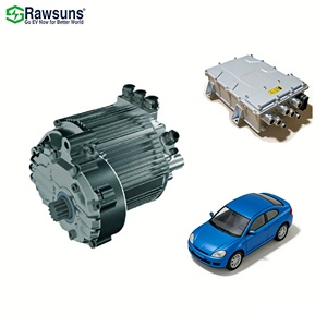 New Rawsuns 84Vdc <strong>Electric</strong> Car Conversion Kit <strong>10kw</strong> 20kw PMSM <strong>Motor</strong> <strong>Gearbox</strong> IP67 12000rpm Light Weight Boat Motorcycle Bike EV - Product Image 6