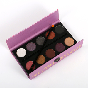 Private label 12 colori cosmetici donna <span class=keywords><strong>trucco</strong></span> impermeabile con pennello ombretto palete - Product Image 1
