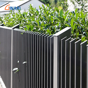 Hiện Đại Sang Trọng Sắt Nhôm Lưỡi Dọc Kim Loại Hợp Kim Sân Vườn Thiết Kế Riêng Tư Slat Nhôm Hàng Rào Tấm Cho Nhà Biệt Thự <span class=keywords><strong>Trellis</strong></span> - Product Image 5