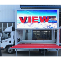Panneau d'affichage LED publicitaire extérieur étanche P2.5 P4 P5, location de camion, voiture, taxi, affichage LED sur le toit