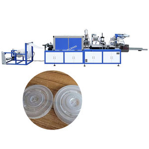 Totalmente Automático <span class=keywords><strong>PET</strong></span> PVC Plastic <span class=keywords><strong>Bowl</strong></span> Plate Forming Machine Descartável Coffee Cup Lid Maker Machine Plastic Cover Making Machine - Product Image 2
