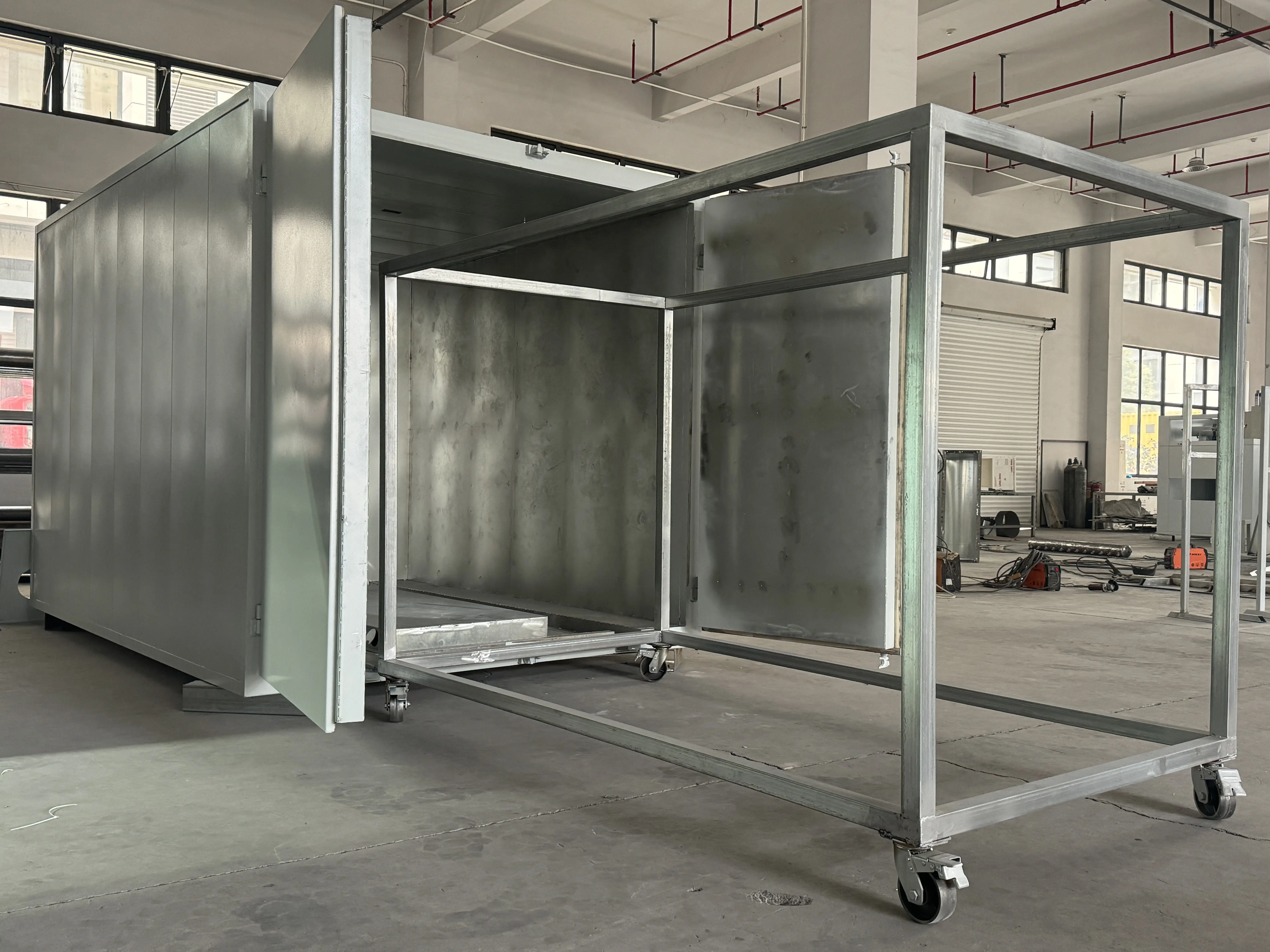 2024 Ailin Hot Selling Custom Factory Industrial Electrical Powder Coating Curing Oven with Electric/Diesel/LPG/Gas Burner