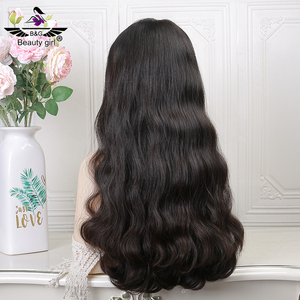 Parrucca con Top in Pizzo Kosher Ebraico, Capelli Umani Vergini Russi, Nodi Decolorati, Linea Naturale della Capella, Marrone Scuro, Ondulata Naturale - Product Image 3