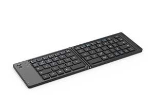 Per 5.0 <span class=keywords><strong>tastiera</strong></span> Ultra sottile Wireless Full-Size doppia piegata supporta/Linux/iOS/Android compatibile IBM New - Product Image 3