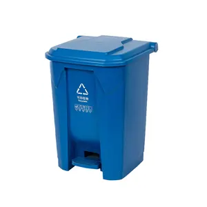 660 Liter Plastic Garbage Bin 4 Universal Wheels Plastic
