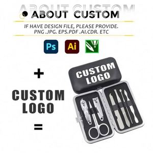 Promotion à prix d'usine : Kit de soins personnels de voyage en acier inoxydable avec logo personnalisé, comprenant des outils de coupe-ongles - Product Image 2