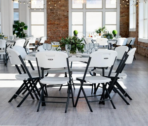 Wholesale <b>Round</b> <b>Folding</b> Banquet <b>Tables</b> 48" 60" 72" – Commercial Event, Wedding & Restaurant <b>Folding</b> <b>Tables</b> USA DELIVERY - Product Image 5